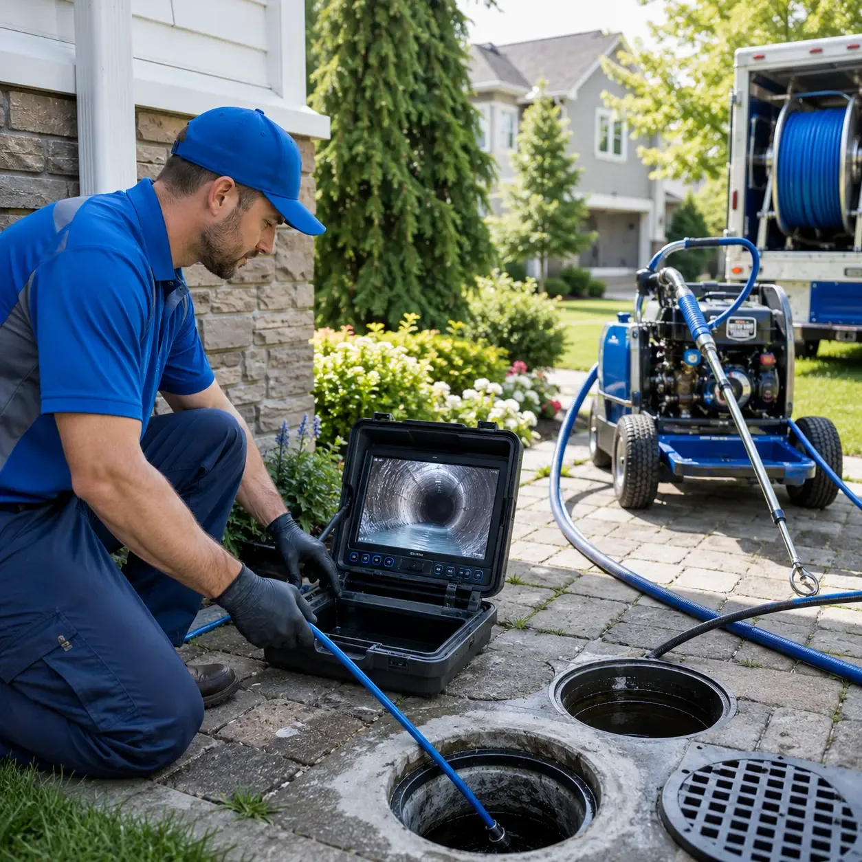 Outdoor drain cleaning professionals serving Smyrna, NY